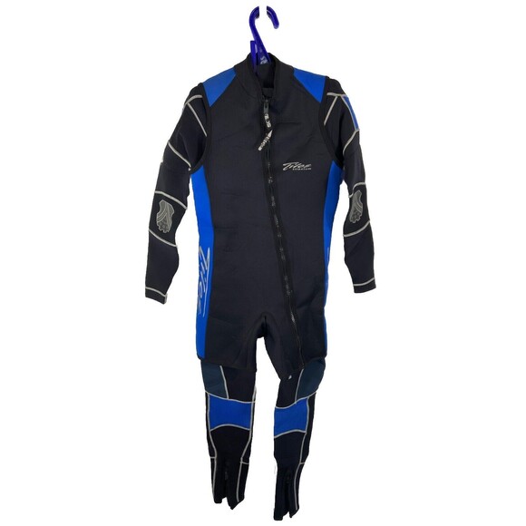 Two Wetsuits Tilos Titanium Step in 2.5 mm Men’s Max Flex Size Large & hanger - Picture 1 of 16